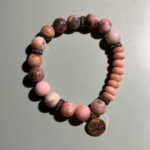 Kinsley Armelle - Pink and Purple Stone Bracelet